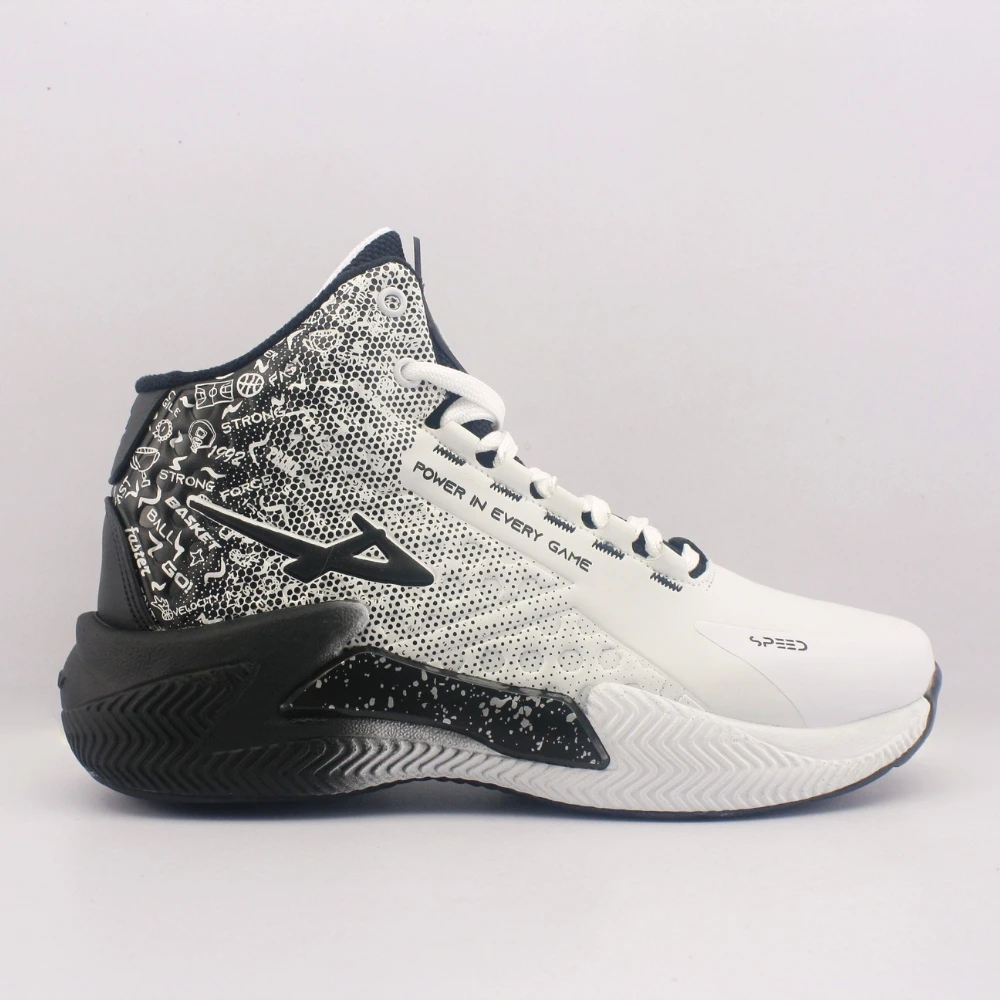 Power Game Basquetball Blanco Negro