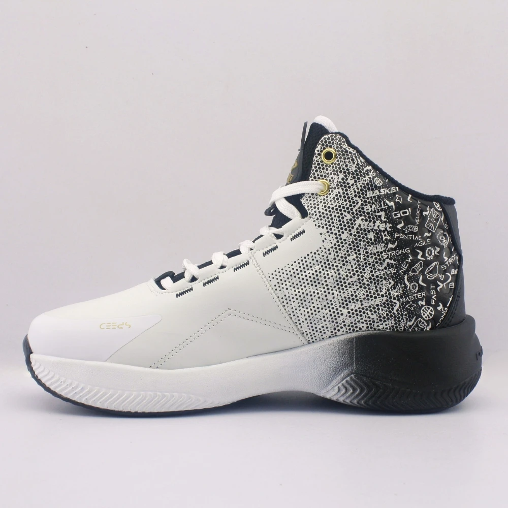 Power Game Basquetball Blanco Negro Dorado